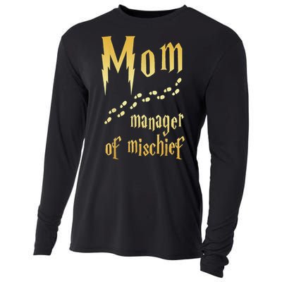 Magical Mom, Manager Of Mischief Cooling Performance Long Sleeve Crew