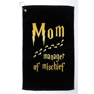 Magical Mom, Manager Of Mischief Platinum Collection Golf Towel