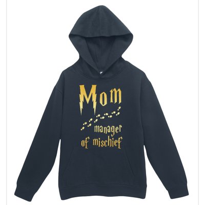 Magical Mom, Manager Of Mischief Urban Pullover Hoodie