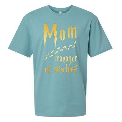 Magical Mom, Manager Of Mischief Sueded Cloud Jersey T-Shirt