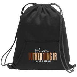 Melanin MLK Martin Luther King Jr. I Have Dream Cool Sweatshirt Cinch Pack Bag