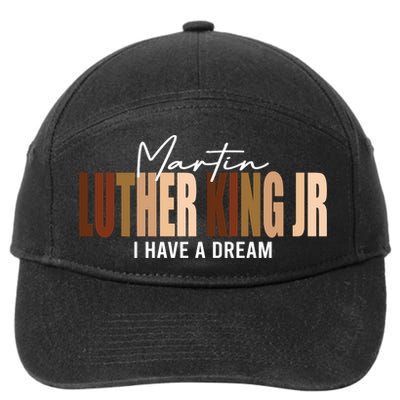 Melanin MLK Martin Luther King Jr. I Have Dream Cool 7-Panel Snapback Hat