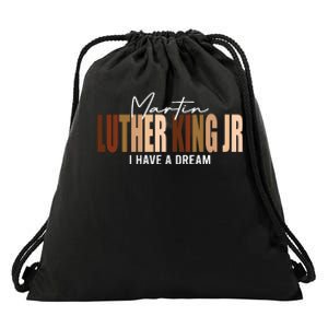 Melanin MLK Martin Luther King Jr. I Have Dream Cool Drawstring Bag