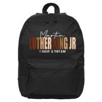 Melanin MLK Martin Luther King Jr. I Have Dream Cool 16 in Basic Backpack