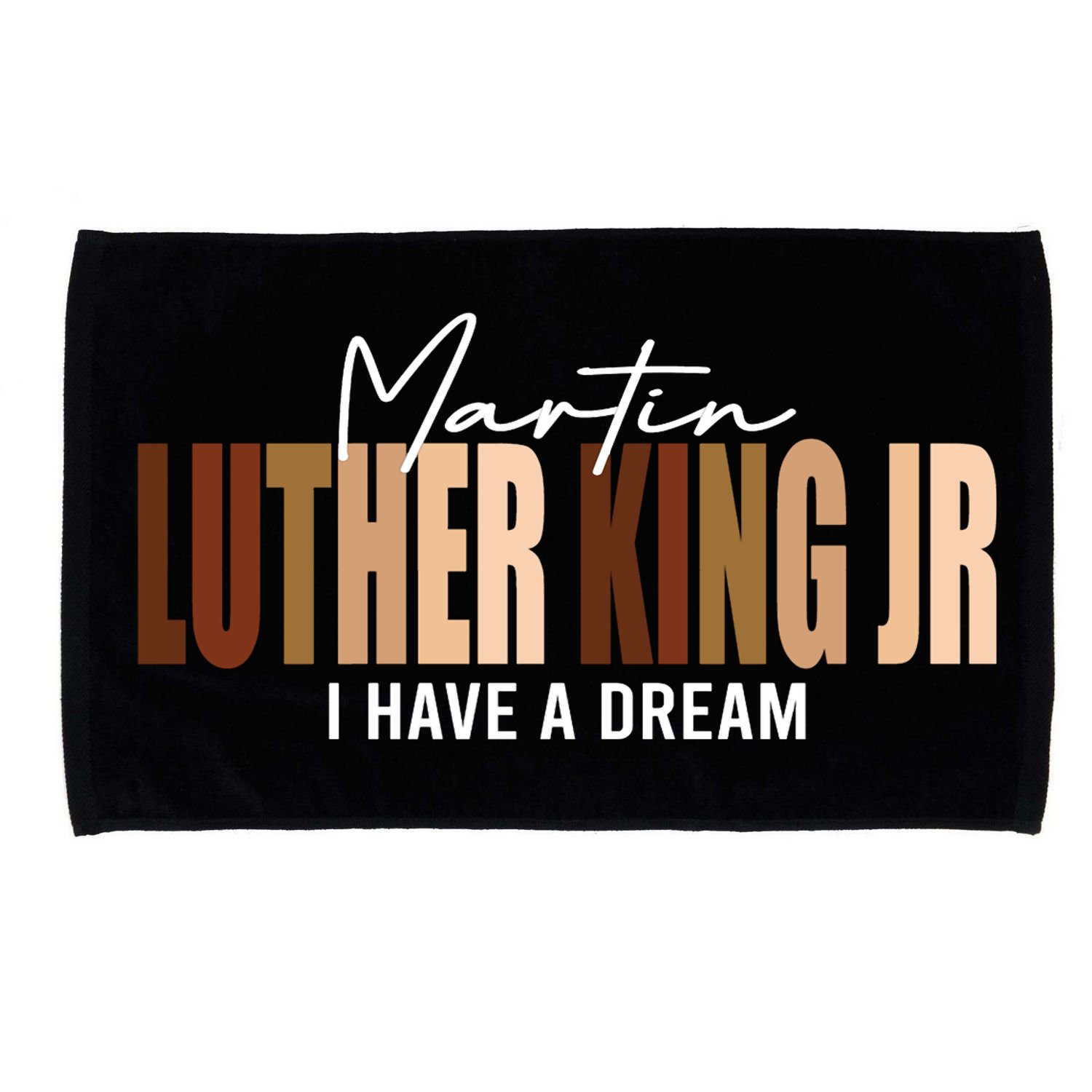 Melanin MLK Martin Luther King Jr. I Have Dream Cool Microfiber Hand Towel