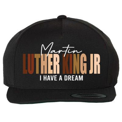 Melanin MLK Martin Luther King Jr. I Have Dream Cool Wool Snapback Cap