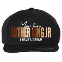Melanin MLK Martin Luther King Jr. I Have Dream Cool Wool Snapback Cap