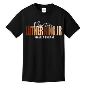 Melanin MLK Martin Luther King Jr. I Have Dream Cool Kids T-Shirt