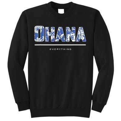 McKenzie Milton Merch Ohana Over Everything Blue Sweatshirt