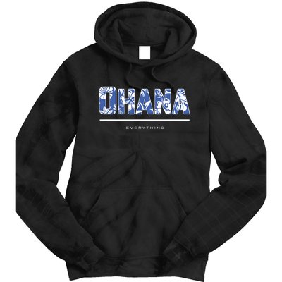 McKenzie Milton Merch Ohana Over Everything Blue Tie Dye Hoodie