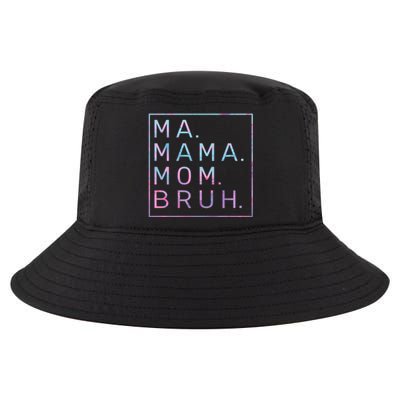 Ma Mama Mom Bruh Tie Dye Gift Cool Comfort Performance Bucket Hat