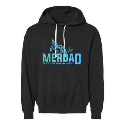 Merdad Merman Mermaid Garment-Dyed Fleece Hoodie