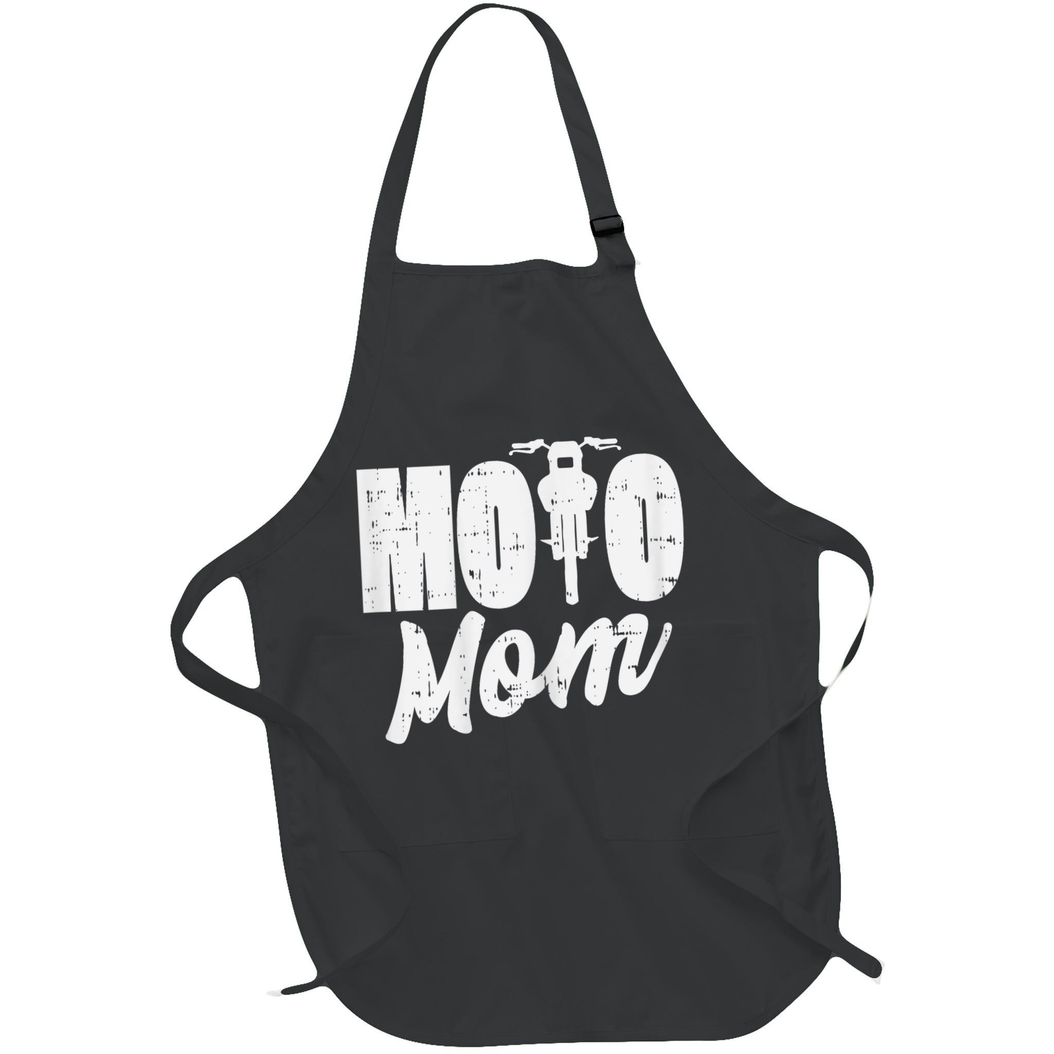 Moto Mom Motorcycle Motocross Dirt Bike Racing Women Gift Apron