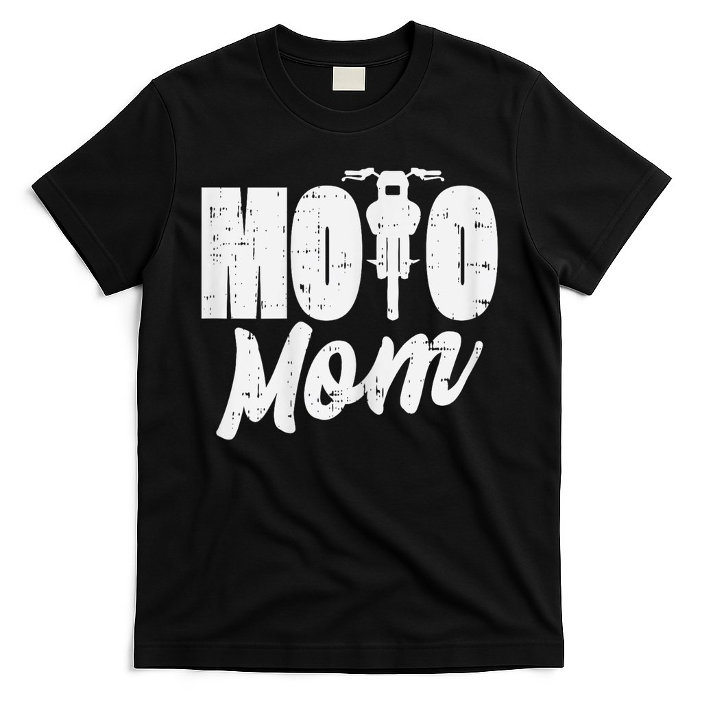 Moto Mom Motorcycle Motocross Dirt Bike Racing Women Gift T-Shirt