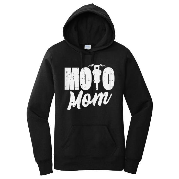 Moto Mom Motorcycle Motocross Dirt Bike Racing Women Gift Women's Pullover Hoodie