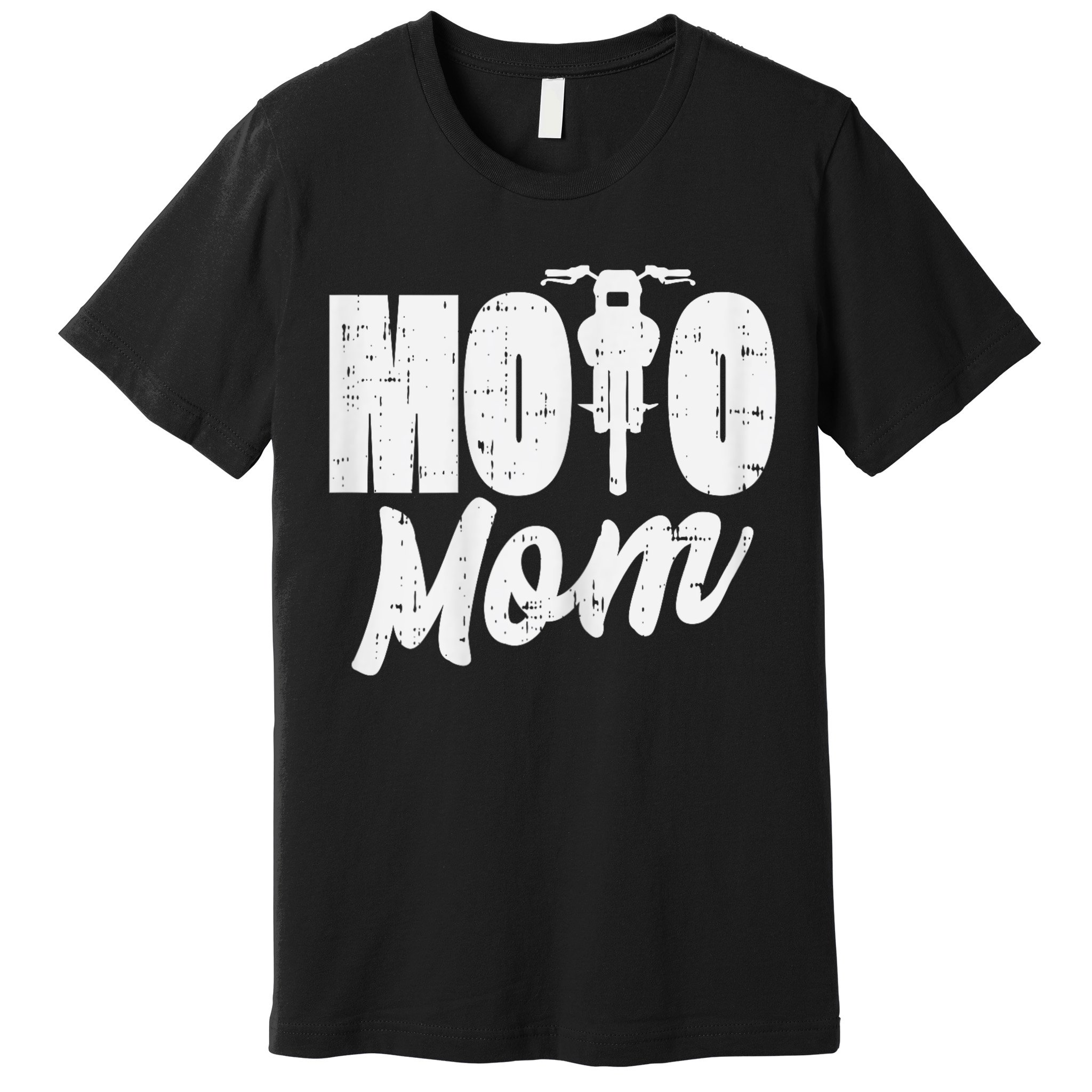 Moto Mom Motorcycle Motocross Dirt Bike Racing Women Gift Premium T-Shirt