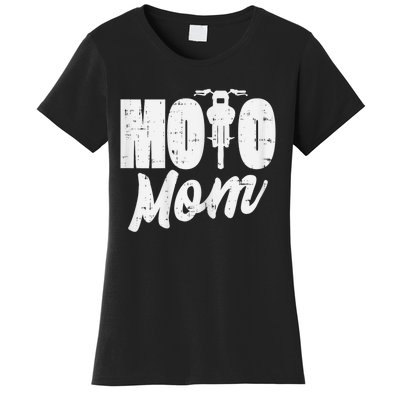 Moto Mom Motorcycle Motocross Dirt Bike Racing Women Gift Women's T-Shirt