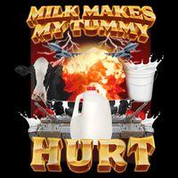 Milk Makes My Tummy Hurt Funny Meme Wool Snapback Cap
