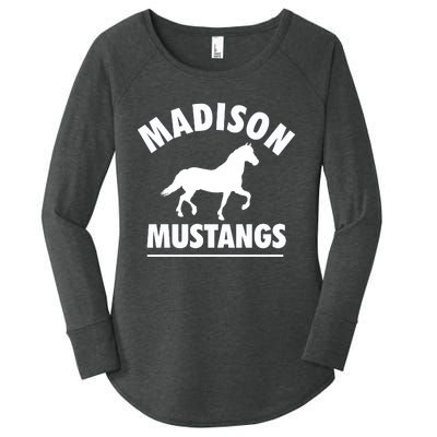 Madison Mustangs Women's Perfect Tri Tunic Long Sleeve Shirt