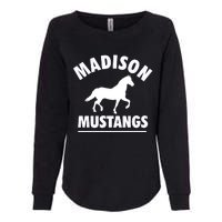 Madison Mustangs Womens California Wash Sweatshirt