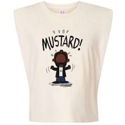 Mustard Meme Garment-Dyed Women's Muscle Tee