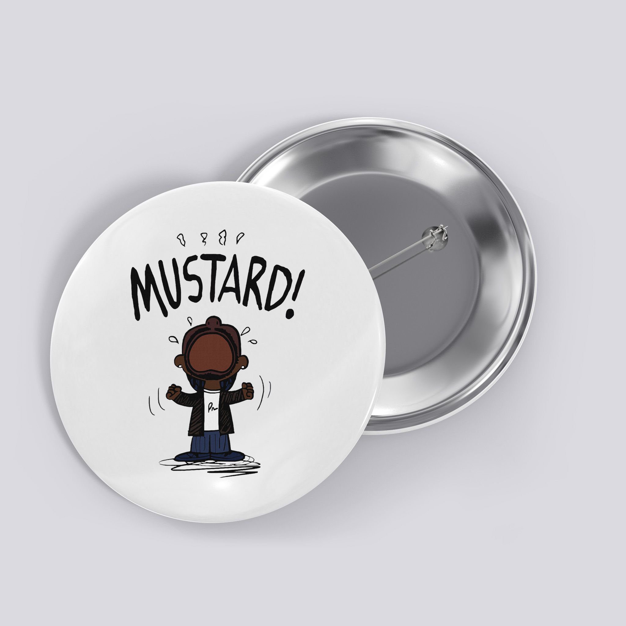 Mustard Meme Button
