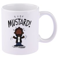 Mustard Meme 11oz C Handle Ceramic Mug