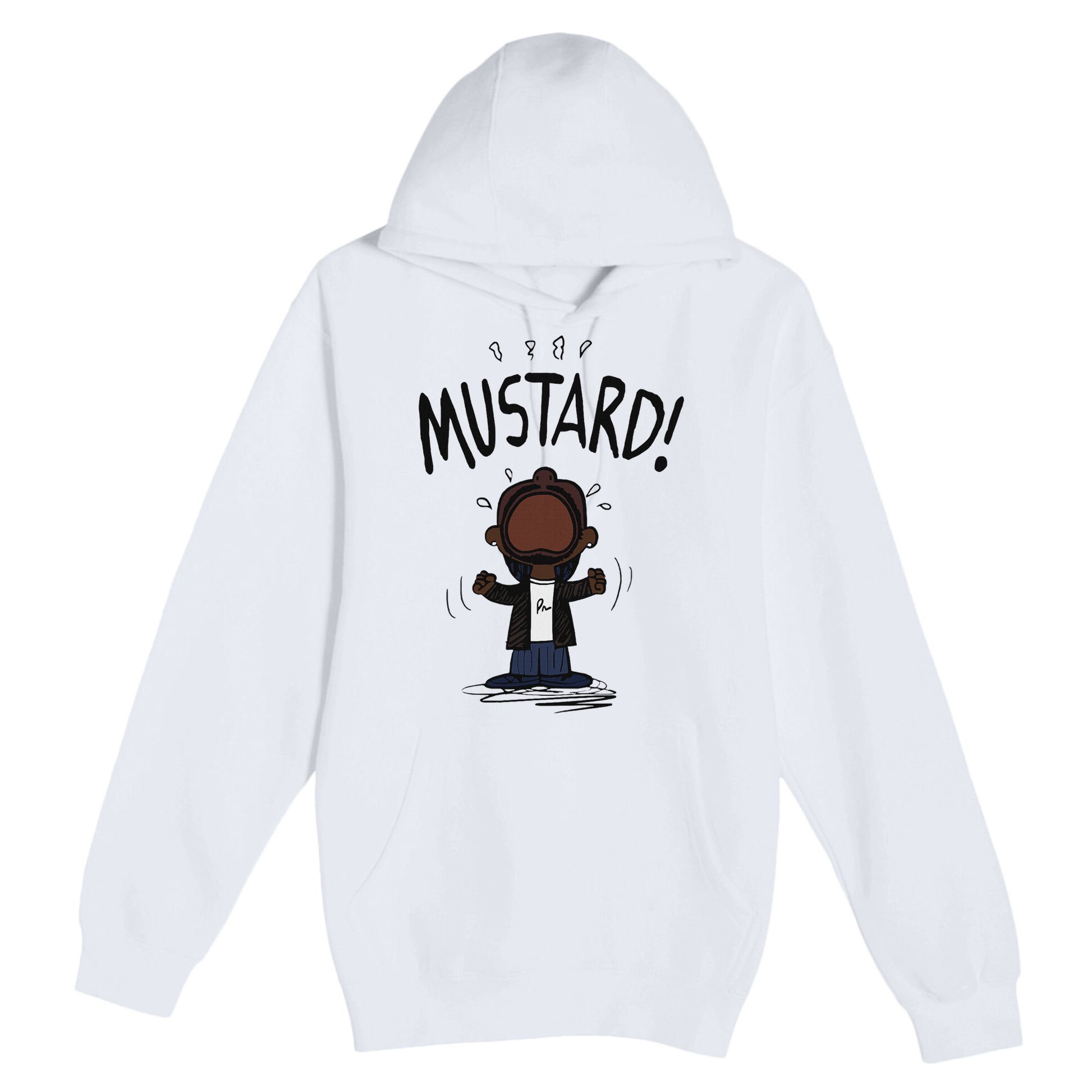 Mustard Meme Premium Pullover Hoodie