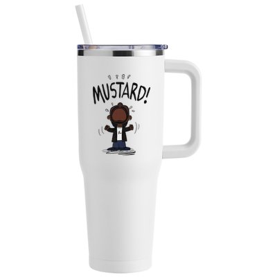 Mustard Meme 40oz Vacuum Insulated Stainless Steel Travel Tumbler