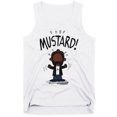 Mustard Meme Tank Top