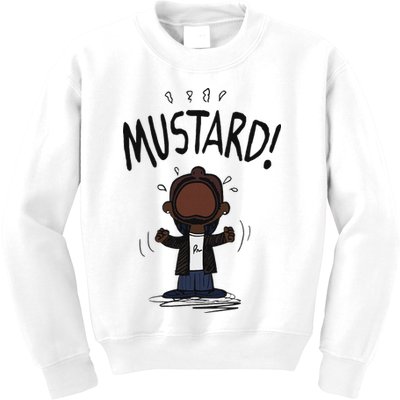 Mustard Meme Kids Sweatshirt
