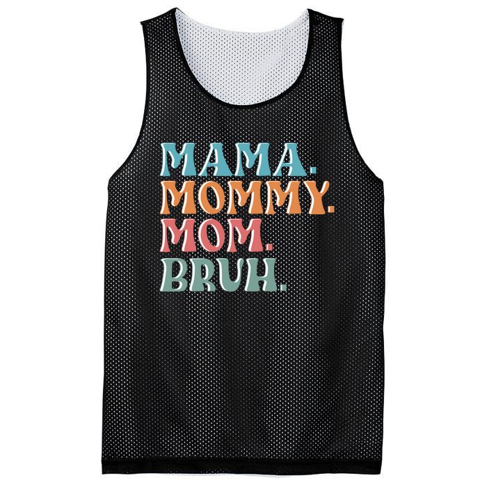 Mama Mommy Mom Bruh For Women Mothers Day T S Design Mesh Reversible Basketball Jersey Tank