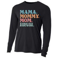 Mama Mommy Mom Bruh For Women Mothers Day T S Design Cooling Performance Long Sleeve Crew