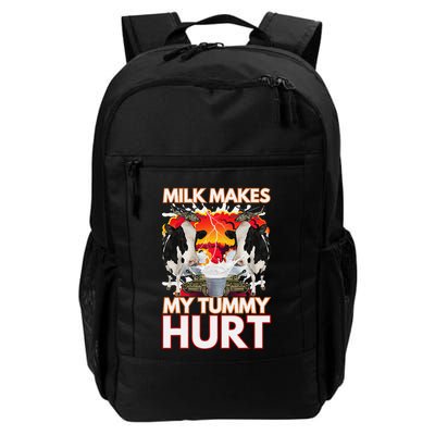 Milk Makes My Tummy Hurt Funny Sarcasm Oddly Specific Meme Daily Commute Backpack
