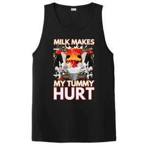 Milk Makes My Tummy Hurt Funny Sarcasm Oddly Specific Meme PosiCharge Competitor Tank