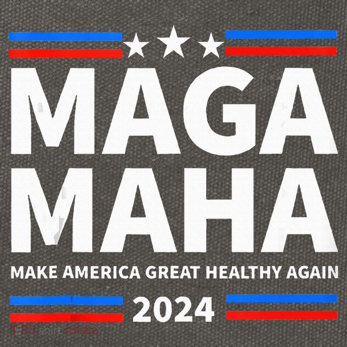 Maha Maga Make America Healthy Great Again Cotton Canvas Backpack