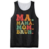 Ma Mama Mom Bruh Retro Mesh Reversible Basketball Jersey Tank