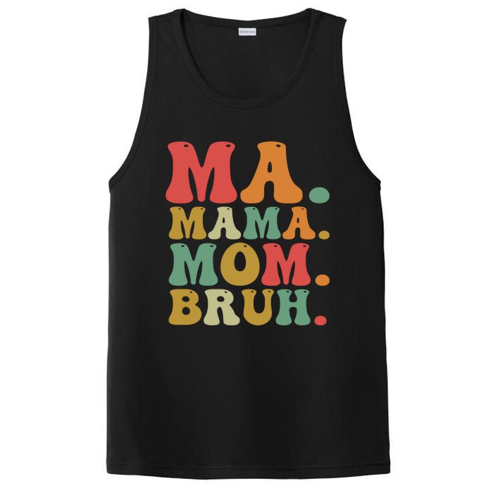 Ma Mama Mom Bruh Retro PosiCharge Competitor Tank