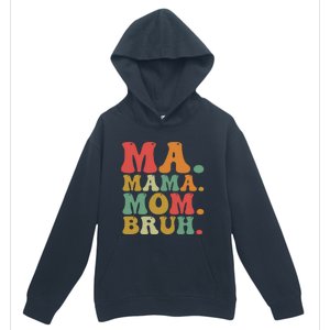 Ma Mama Mom Bruh Retro Urban Pullover Hoodie