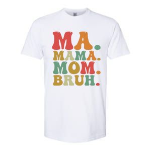 Ma Mama Mom Bruh Retro Softstyle CVC T-Shirt