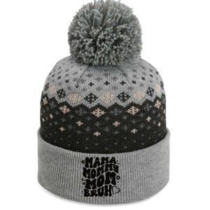 Mama Mommy Mom Bruh, Retro Mothers Day The Baniff Cuffed Pom Beanie