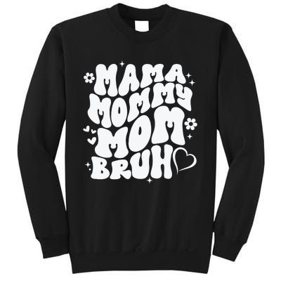 Mama Mommy Mom Bruh, Retro Mothers Day Sweatshirt