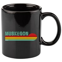 Muskegon Michigan 11oz C Handle Ceramic Mug