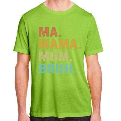 Ma Mama Mom Bruh Vintage Retro Adult ChromaSoft Performance T-Shirt