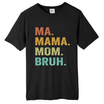 Ma Mama Mom Bruh Vintage Retro Tall Fusion ChromaSoft Performance T-Shirt