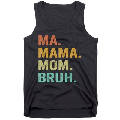 Ma Mama Mom Bruh Vintage Retro Tank Top