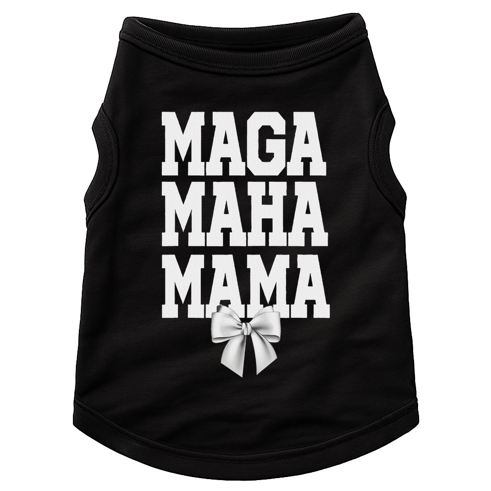 Maga Maha Mama Mothers Day Mom Make America Healthy Again Doggie Tank