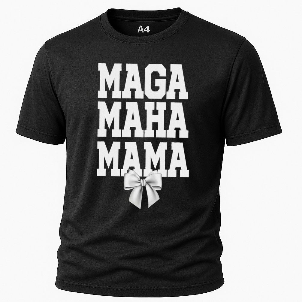 Maga Maha Mama Mothers Day Mom Make America Healthy Again Cooling Performance Crew T-Shirt