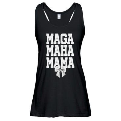 Maga Maha Mama Mothers Day Mom Make America Healthy Again Ladies Essential Flowy Tank