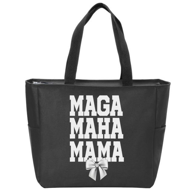 Maga Maha Mama Mothers Day Mom Make America Healthy Again Zip Tote Bag